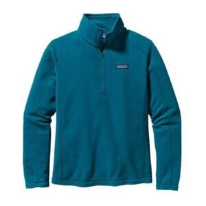 Patagonia Women's Micro D® 1/4-Zip Fleece Size L Green .